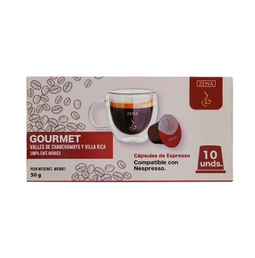 [7755811000000] Café Zena Gourmet Cap 10 Und