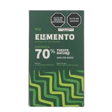 [7758958000155] Elemento Chocolate 70% Tueste Intenso 50 gr