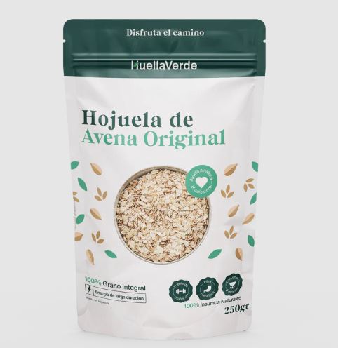 [7758587000458] Huella Verde Hojuelas Avena Sin Gluten 400 gr