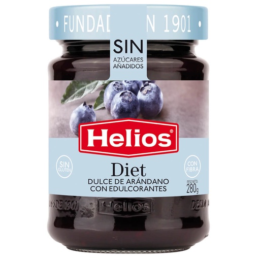 [8410095506226] Helios Mermelada Diet Arandanos 280 gr