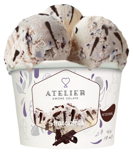 [7757582000579] Atelier Gelato Artesanal Stracciatella 118 ml