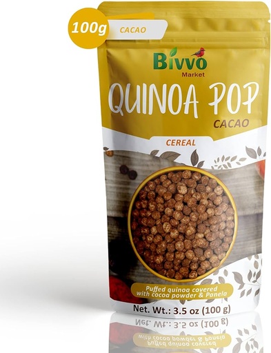 [860007531644] Bivvo Market Quinoa Pop Cacao 100 gr