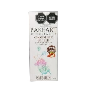 [7750453200122] Bakeart Chocolate Vraem 70% Castañas 50 gr