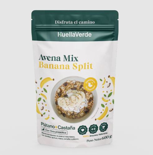 [7758587000656] Huella Verde Avena Mix Banana Split 600 gr