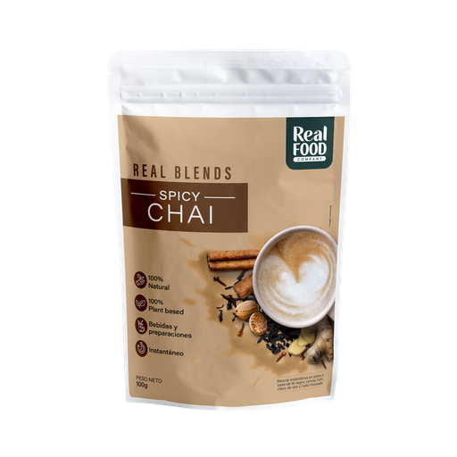 [799192179808] Real Food Mezcla Spicy Chai 100 gr