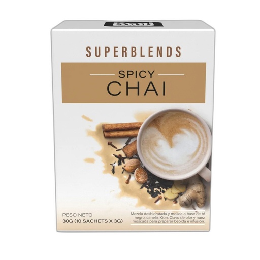 [799192179822] Real Food Mezcla Spicy Chai Caja 10 und