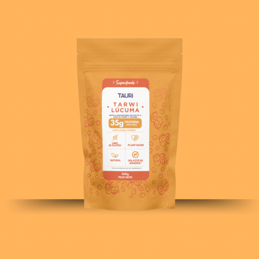[731299211333] Tauri Superfoods Tarwi Lucuma en Polvo 500 gr