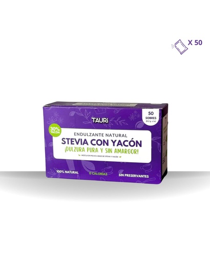 [733968097859] Tauri Superfoods Stevia con Yacon en Polvo 50 und