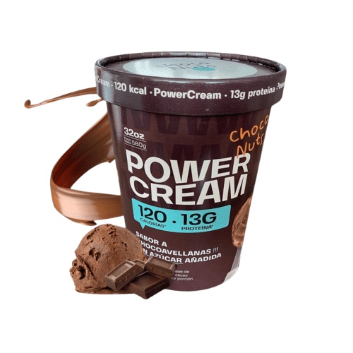 [7756290000000] PowerCream Helado Choco Nuts 580 gr