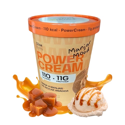 [7756290000086] PowerCream Helado Manjar Mood 580 gr