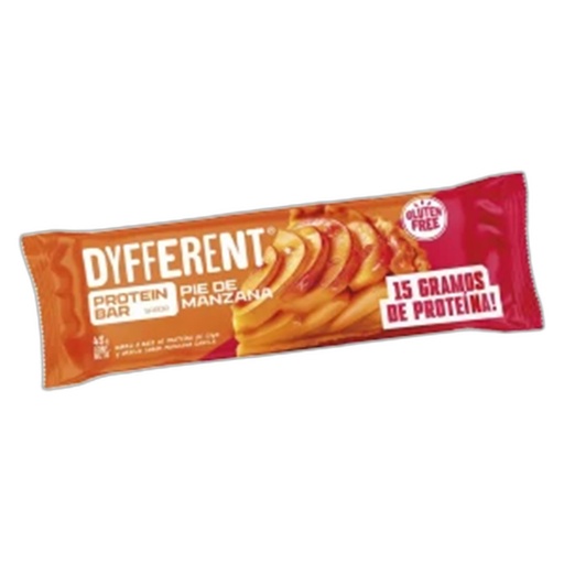 [7757050001435] Dyfferent Protein Bar Pie de Manzana 45 gr