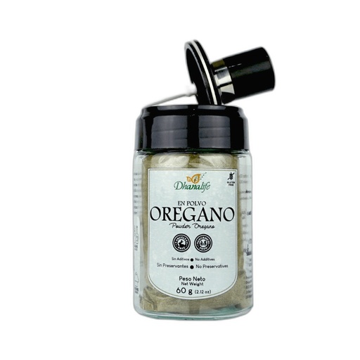 [614143441967] Dhanalife Oregano en Polvo Especiero 60gr