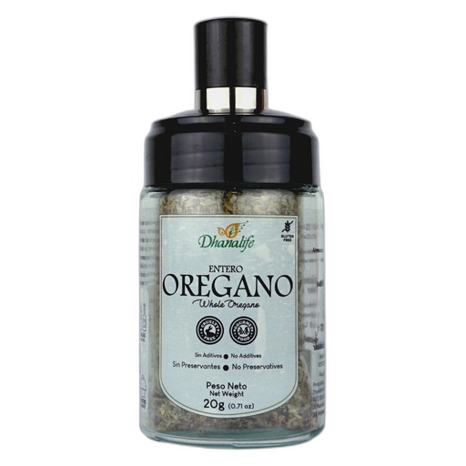 [614143441974] Dhanalife Oregano entero Especiero 20 gr