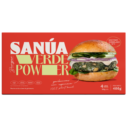 [7756905000487] Sanua Burger Garbanzos 400 gr