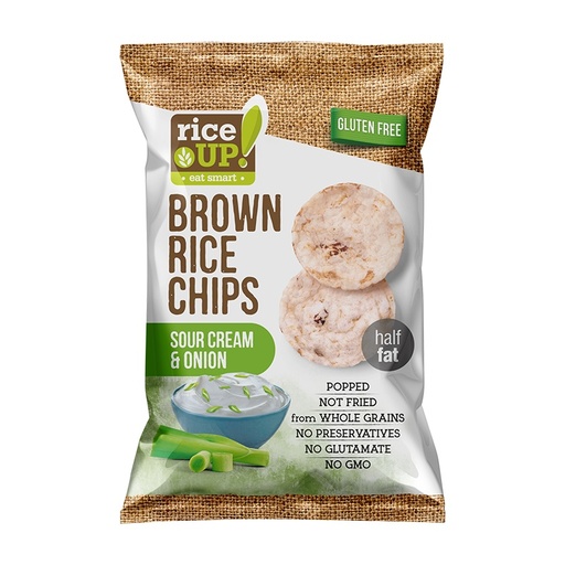 [3800233070118] Rice Up Chips Arroz Sour Cream & Onion 60 gr