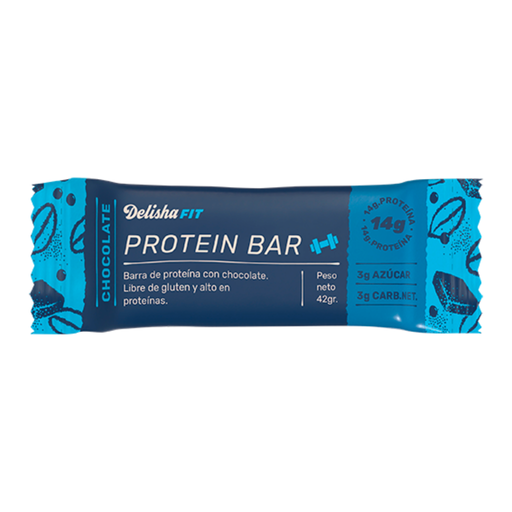 [7757049000913] Delisha Fit Barra Proteica Chocolate 42gr
