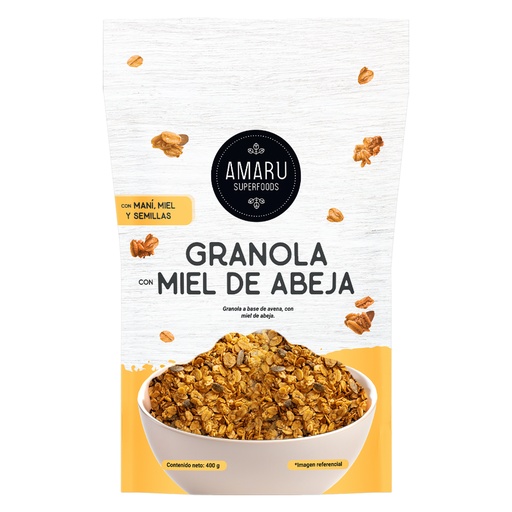 [7759699001647] Amaru Granola Miel de Abeja 400 gr