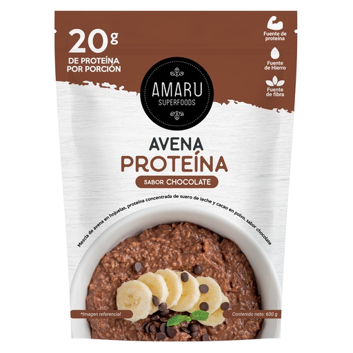 [7759699001685] Amaru Avena Proteina Chocolate 600 gr