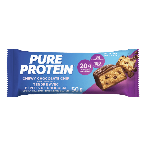 [749826126449] Pure Protein Barra  Chewy Chocolate Chip 50 gr