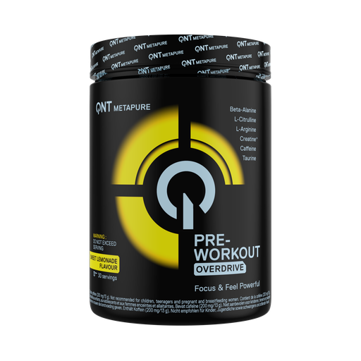 [5404017407251] Qnt Pre Workout Overdrive Sweet Lemonade 390 gr