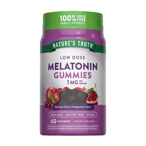 [840093116567] Nature's Truth Melatonin 1mg Gum
