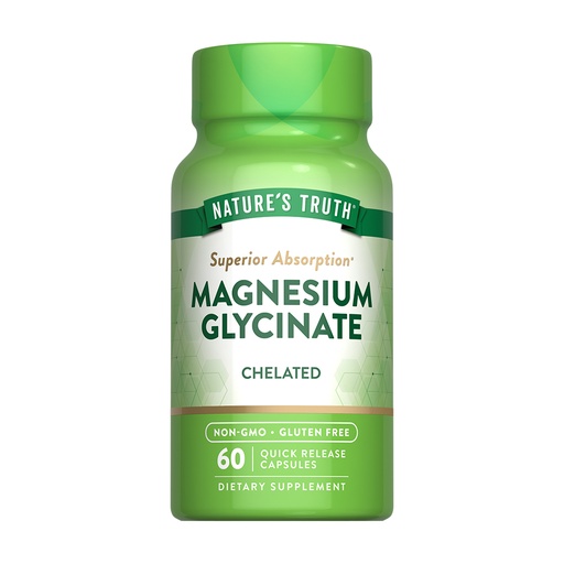 [840093111364] Nature's Truth Magnesium Glycinate 60 Caps