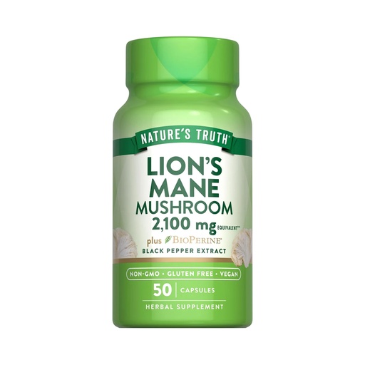 [840093114730] Nature's Truth Lions Mane 50 und