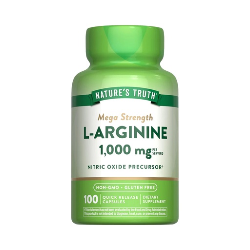 [840093101297] Nature's Truth L-Arginine 500 Mg 100 und