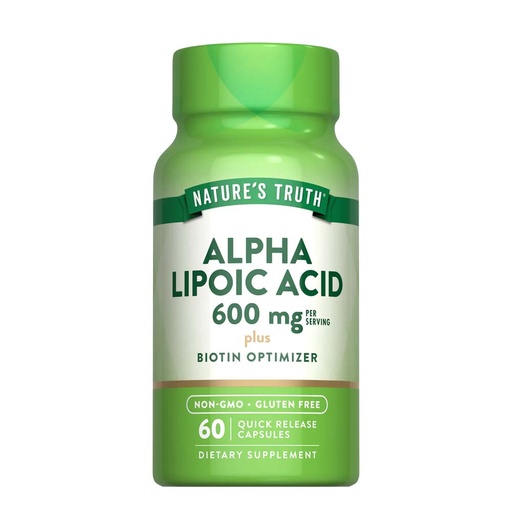[840093100733] Nature's Truthalpha Lipoic Acid + Biotin 60 und