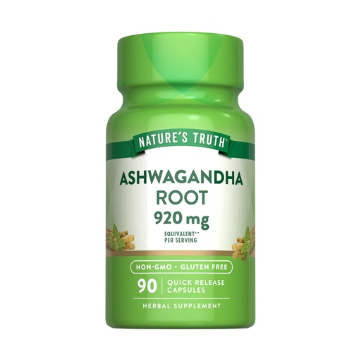 [840093109828] Nature's Truth Ashwagandha Root 90 und