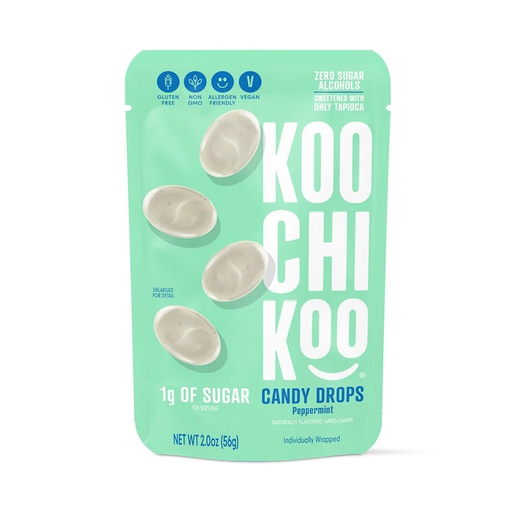 [851686002761] Koochikoo Caramelos Menta Bolsa 10 Und