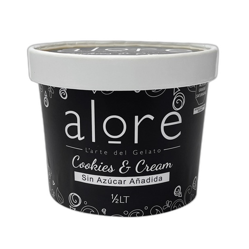 [0729208173940] Alore Helado Cookies & Cream 500 ml