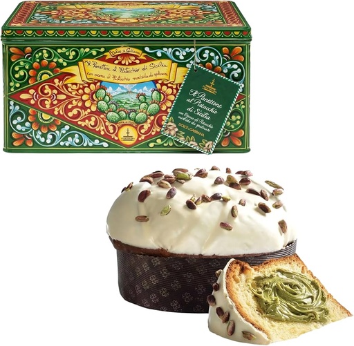 [8030525003912] Fiasconaro D&G Panettone Al Pistacchio 1 kg