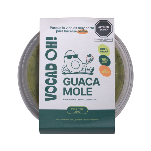 [7750542390017] Vocad Oh Salsa Guacamole 250 gr