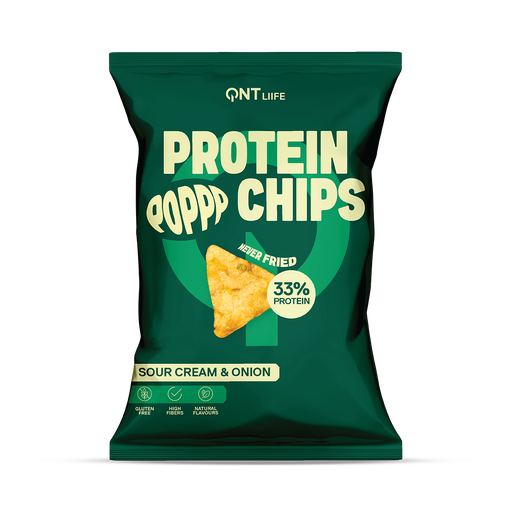 [5404017408722] Qnt Protein Chips Cream & Onion 50g