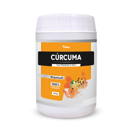 [0745853847920] Tinku Curcuma, Pimienta y Kion Polvo 300 gr